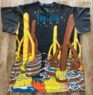 Vintage 90s Walt Disney s Fantasia Aop Mickey Sorcerer 1940 T-shirt  L xl Rare