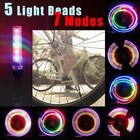 2pcs Led Valve Stem Splendid Caps For Car  Bike   Motorcycle - Easy Installation