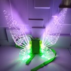 Rare disney Tinkerbell 14    Light Up Fairy Glow Wings Costume Tested   Working