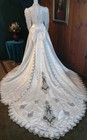 Stunning Mv Studio Wedding Dress White Size 10 Illusion Neck Line  18