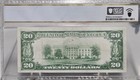 1928  20 Gold Certificate Note Fr 2402 Aa Block Pcgs Very Fine 25