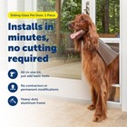 Petsafe 1-piece Sliding Glass Pet Door  Large-tall  Bronze  81 Inches