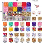 2800pcs Bracelet Making Kit Beads Alphabet Charms Diy Jewelry Craft Set Box
