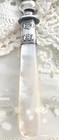 Landers Frary   Clark Vintage 1965 Mother Of Pearl Sterling Ferrule Cake Server