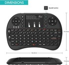 Rii 2 4ghz Mini Wireless Keyboard With Touchpad   qwerty Keyboard  Black 