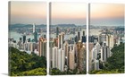 Artcanvas Hong Kong China Mountain View Canvas Art Print