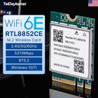 Wifi 6e Wireless Card M 2 Ngff Bluetooth 5 3 Tri Band Network Adapter Laptop