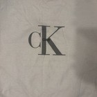 Vintage 90s Calvin Klein Ck One White Logo Cotton Men s T-shirt Xl Short Sleeve
