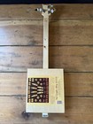 Vintage Hand Crafted 3 String Acoustic Cigar Box Guitar