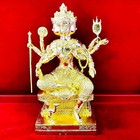 Phaphom 4face Deity Bronze Statue 24cm Golden 24k Watpikuntong Thai Amulet 17812