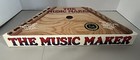 Vtg The Music Maker Musical Lap Harp Zither Instrument In Original Box - As Is
