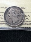 1864  Iccs Graded New Brunswick Twenty Cent   vf-20  
