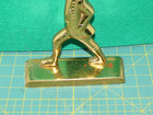 Vintage Williamsburg Virginia Metal Crafters Brass Bookend Door Stopper Soldier