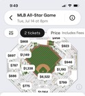 2026 Mlb All Star Game Tickets   759 Third 3rd Base Side 2 Tix 