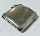 Antique Solid Sterling Silver Vesta Case Match Holder Striker Gilt Lined 1912