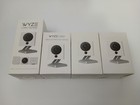 Lot Of 4 Wyze Cam V2 1080p Indoor Security Cameras W  Accessories   Sense