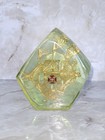 Vtg Nautical Paperweight Clipper Ship Portugal Gold Filigree Vermeil Boat 2pc