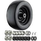 11x6 00-5 Flat Free Tire  Zero Turn Mower Front Tires 11x6 00-5 Black  1pack 