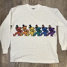 Vintage Grateful Dead Dancing Bears T Shirt Vintage 1993  Gdm Inc Xl Top Hat