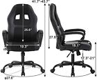 Massage Leather Gaming Racing Chair Ergonomic Swivel Computer Office Desk Chair