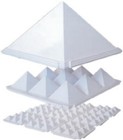 Pyramid Set White-best Size 6  Bagua Pyramid Yantra Bagua Good For Vastu Ap-716