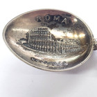 Antique vintage 800 Coin-silver Roma Colosseo Italy Roman Coliseum Spoon