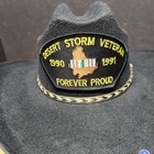 Desert Storm Veteran Summit Cowboy Black Western Wide Brim Hat - Men   s Medium