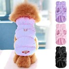 Pet Dog Warm Vest Jacket Waterproof Clothes Winter Padded Coat Small large Us