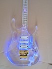 6 String Clear Acrylic Led Electric Guitar Built-in Colorful Lights Gold Hsh New