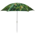 6 5 Foot Beach Umbrella W  Sand Anchor  Tilt  Upf 50  Sun Protection  Portable