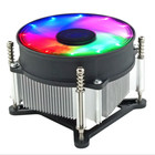 Red Cpu Heatsink Fan Cooler 4 Intel Lga1150 1151 1155 1156 1200 Rgb W backplate
