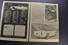 1962 Triumph Tr-4 Roadster Road Test Article Pages Excellent Original 62