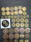 Lot Of 64 New York City Transit Authority Subway Bridge And Tunnel Tokens Dealer