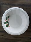 Homer Laughlin Vintage White Holly Berries Set 6  Fruit Bowls mint Condition