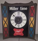 Vintage Miller High Life Time Light Up Clock Brewing Breweriana Man Cave Display