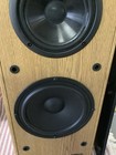 Infinity Sl-40 Speakers Oak Enclosed All Speakers Have Been Reformed By A Pro 