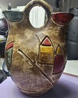 Native American Wedding Vase Vintage Souvenir From Lookout Mt Tenn 5 75 