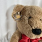 Vintage Applause Teddy Bear Plush Beige Brown Stuffed Animal Toy 14    Jointed