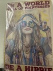 Bohemian Peace Sign Decor - Hippie Wall Art - 1960s 1970s Hippie Artwork Gift 
