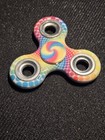 Rainbow Psychedelic Multi Colors 3 Way  3 Inch Fidget Spinner Lightly Used Deal