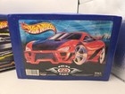 Vintage 2001 Blue Mattel Hot Wheels Case Plus Cars Lot