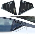 Side Window Louvers Vent Blinds Cover Glossy Black For Nissan Altima 2019-2023