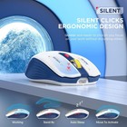 Rapique Bluetooth Wireless Mouse - Bt1 bt2 usb Tri-mode High Performance Rech   