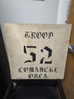 Vintage 1960 Bsa Double-sided Sign     Troop 52 Comanche Ok     Hand-painted   
