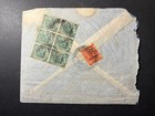 1935 Registered Kuwait Overprint India Postage Cover To Bombay Karachi India