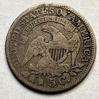 Scarce 1830 Capped Bust Silver Silver Half Dime 5 Five Cents Collector Type Coin