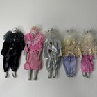 Porcelain Pierrot Clown Dolls Set Of 5 Vintage Ceramic Figurines Collectibles