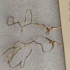 Luna Moon Handcrafted Abstract Wire Dangle Earrings Gold Hook For Women