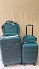 New Travelers Club Austin Hard Side 28  4 Piece Luggage Set Aqua Teal Suitcase