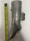 Vintage Pewter Ice Cream Mold  590     Boot   Stocking Shape Hinged Mold B25